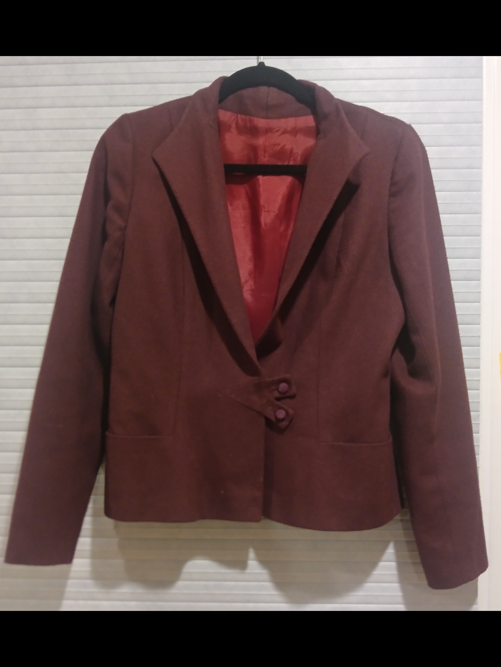 Classic Women's Brown Blazer Jacket